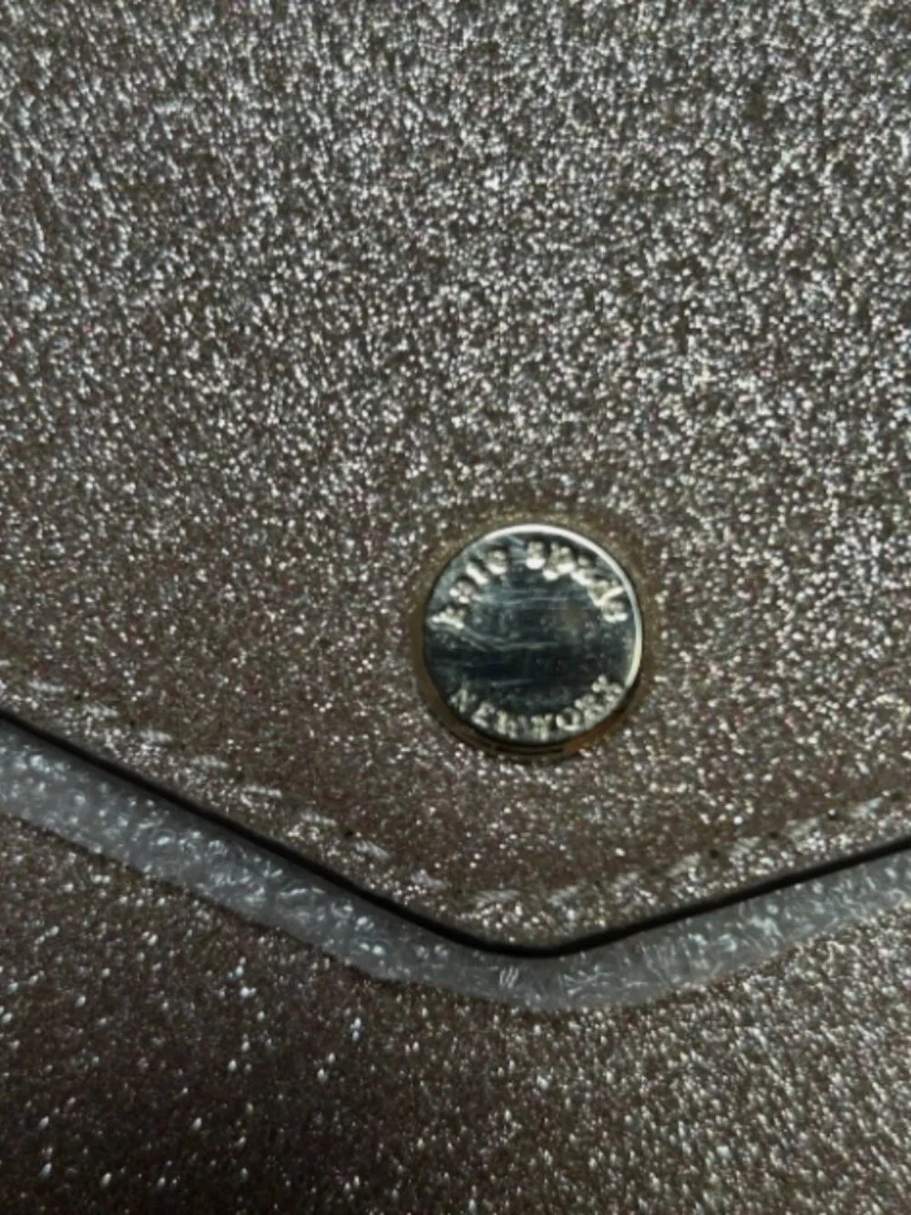 KATE SPADE ROSE GOLD GLITTER CROSSBODY PURSE NEW NO TAGS